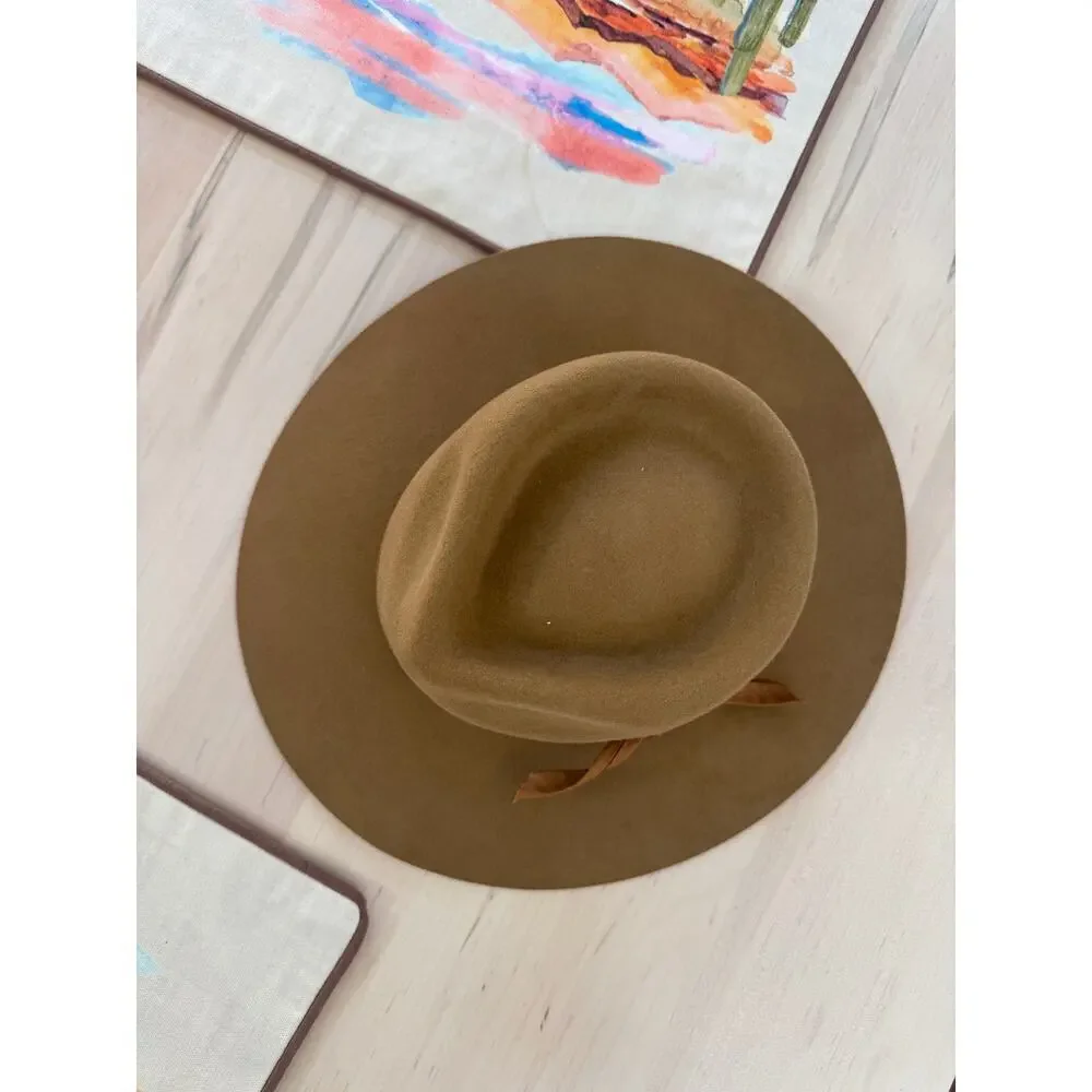 EUC Lack of Color 100% Wool Teak Zulu Boho Hat
